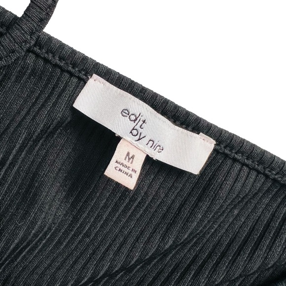 Edit By Nine Black Cut Out Slit Maxi Dress - Picture 6 of 6